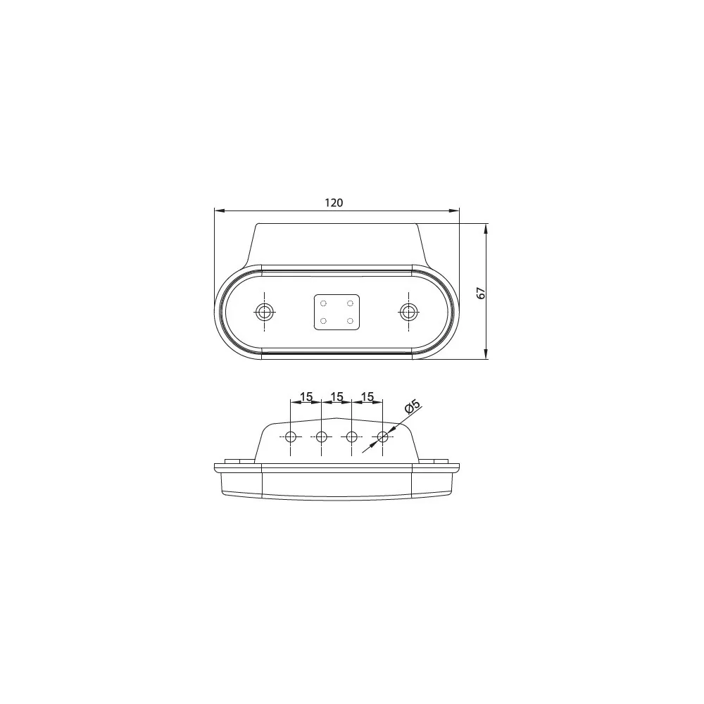 lampa laterala ft 020 z k led