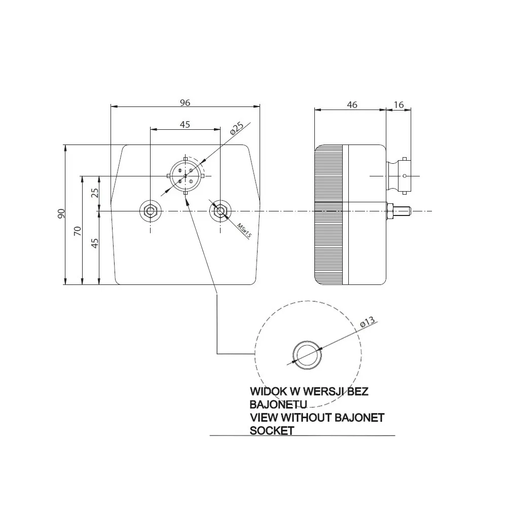 Lampa stop MD-002 BEC