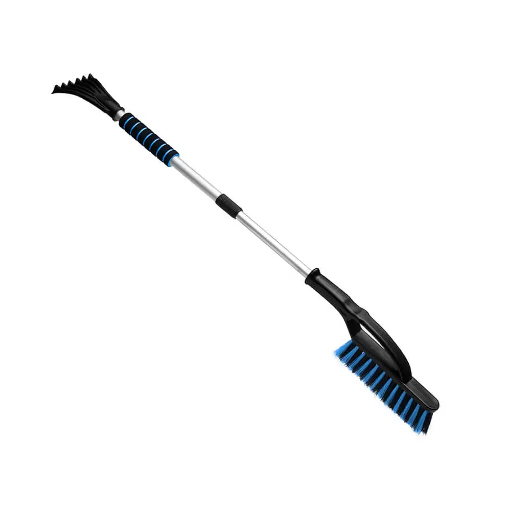 Racleta gheata telescopica pentru geamuri auto cu perie, 116cm