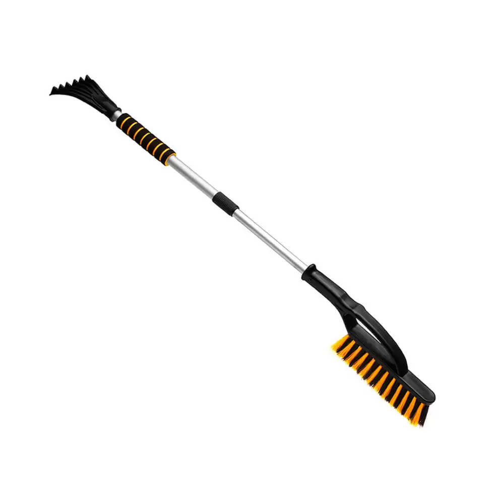Racleta gheata telescopica pentru geamuri auto cu perie, 116cm