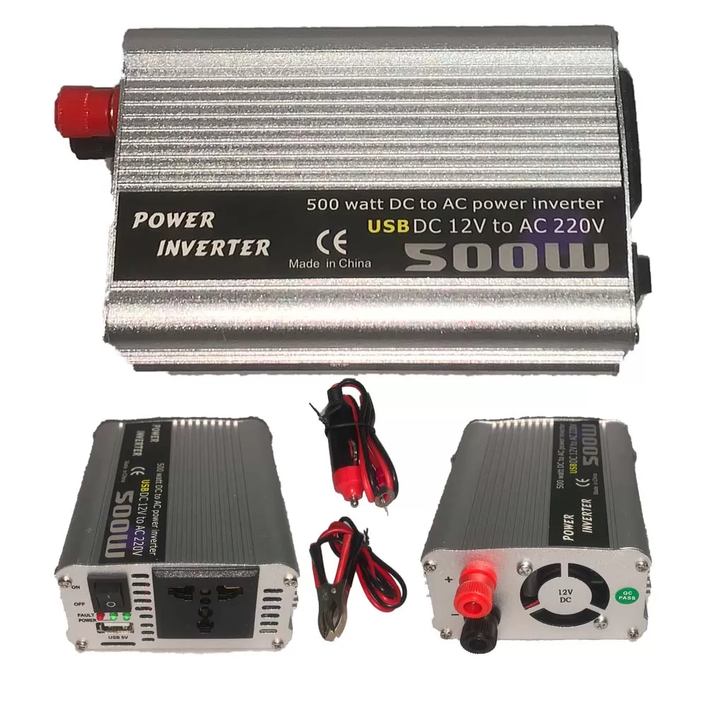 Invertor auto 500W 12-220V de tensiune