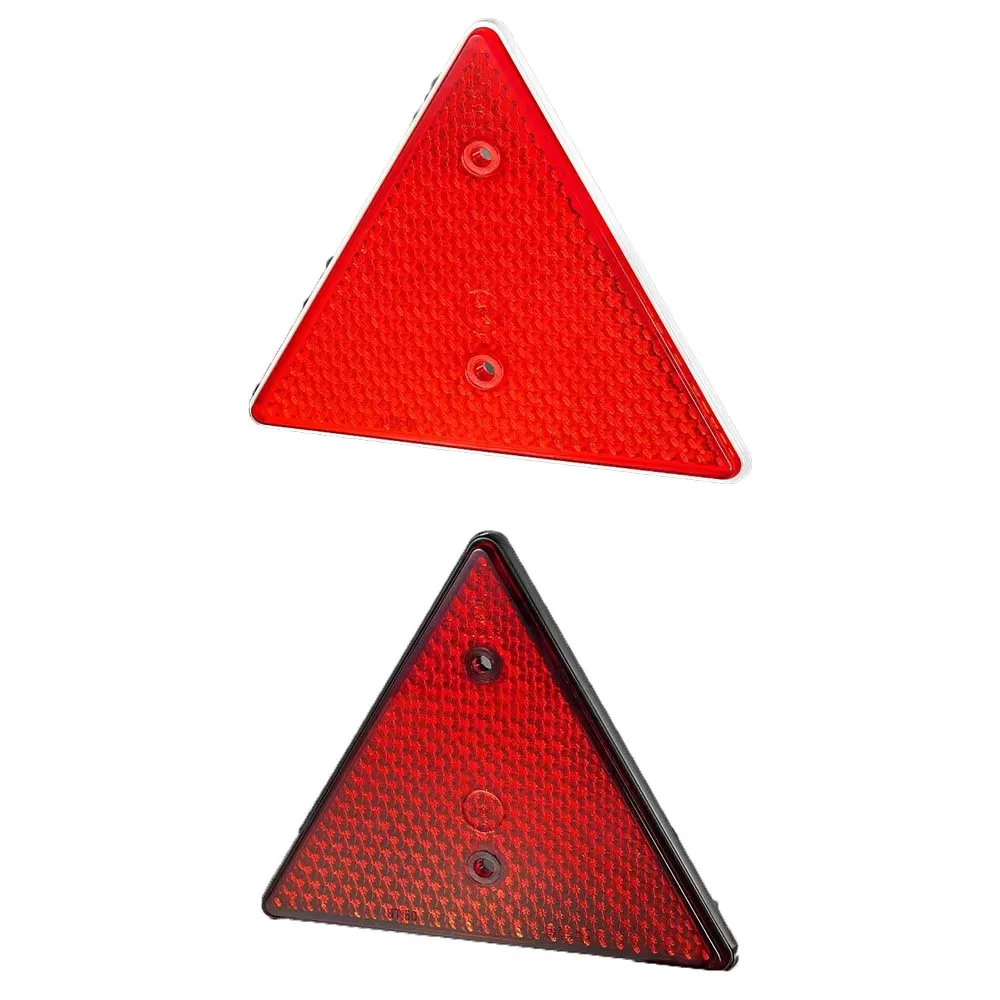 Catadioptru reflectorizant triunghi cu gaura, 162x142mm