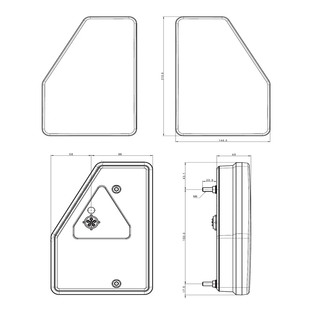 Lampa stop FT-277 LED
