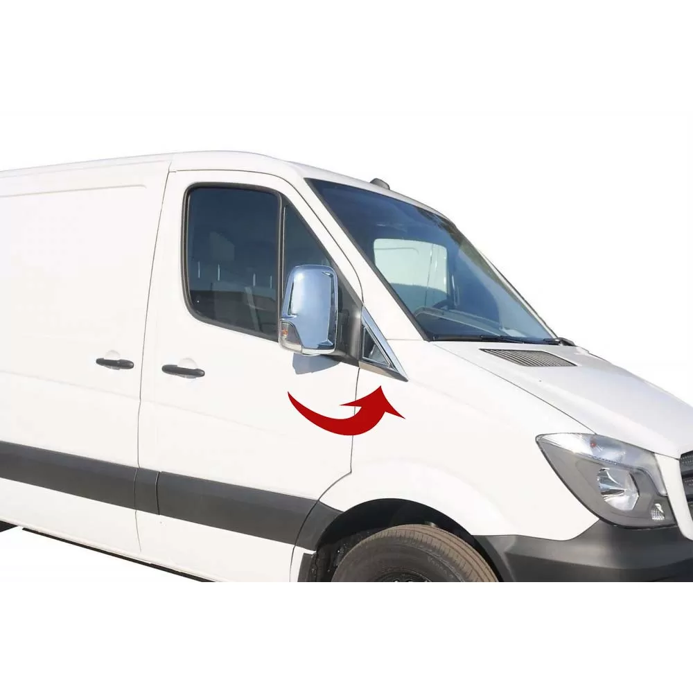 Ornament triunghi metalic oglinda Sprinter 2006-2018