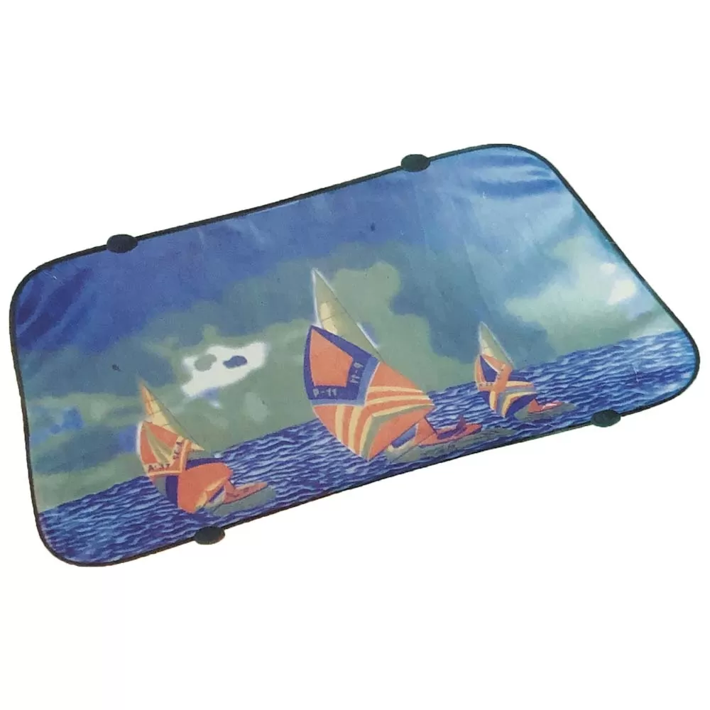 Parasolar luneta color 100x50cm cu ventuze