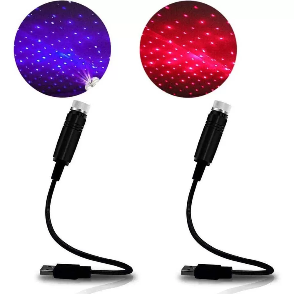 Lampa decorativa cu laser proiectie stelute USB