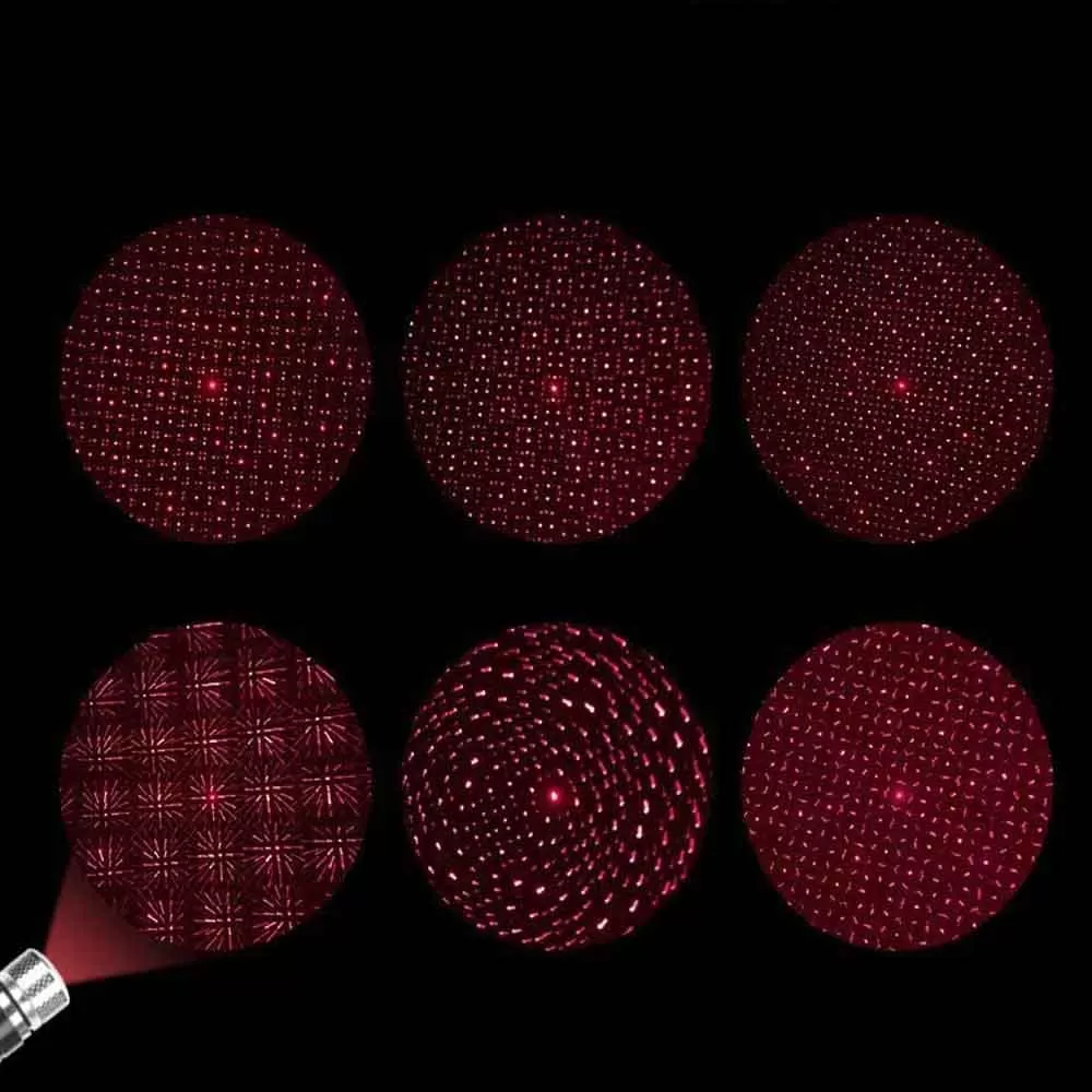 Lampa decorativa cu laser proiectie stelute USB