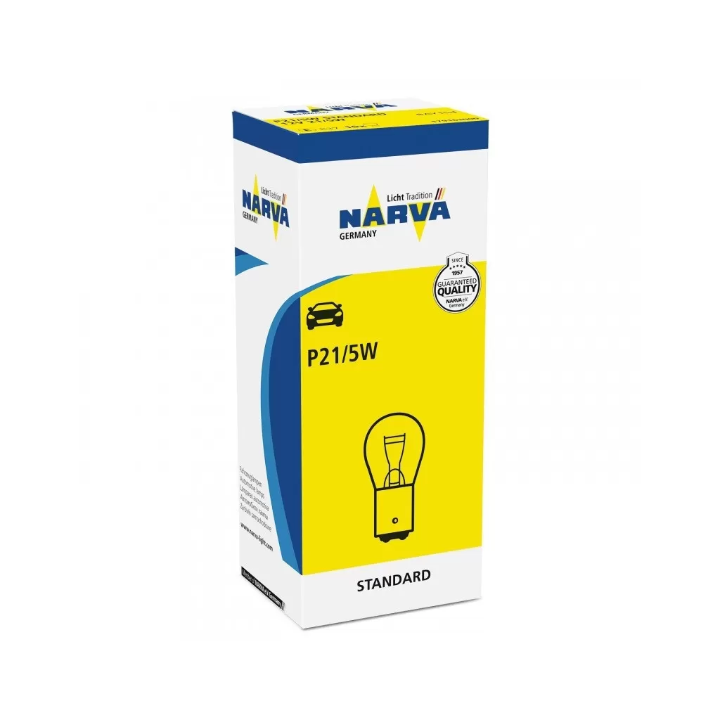 Becuri auto Narva P21/5W Standard, 12V, 21/5W