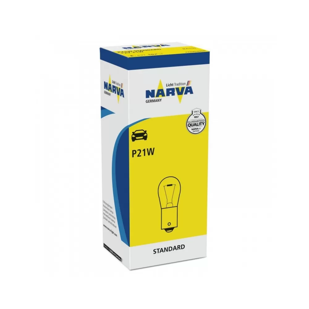 Becuri auto Narva P21W Standard, 12/24V, 21W