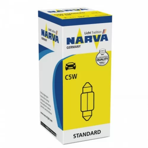 Becuri auto Narva Sofit C5W 10.5x36mm, 12V, 5W
