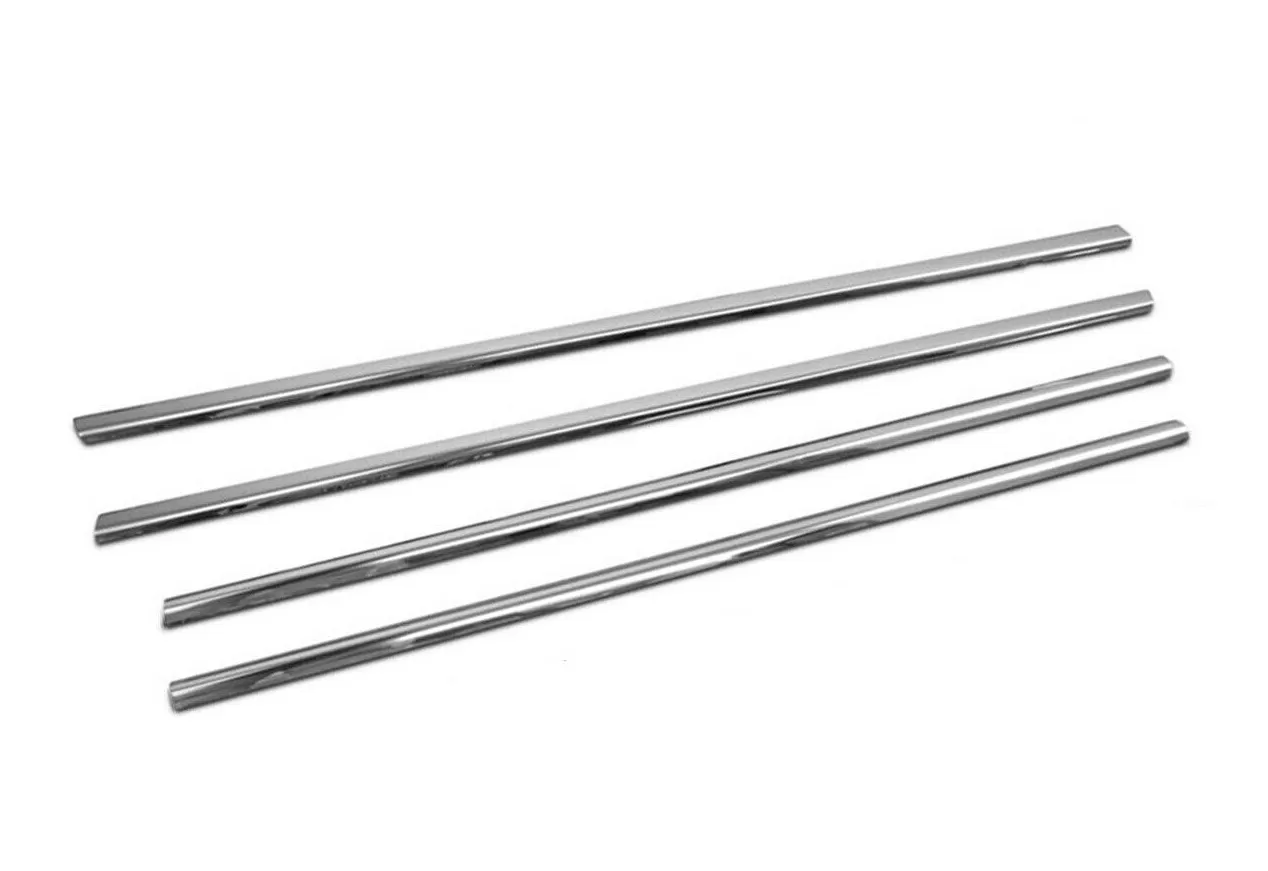 Set 4 ornamente metalice chedere/perii geamuri compatibil Golf IV 1999-2006